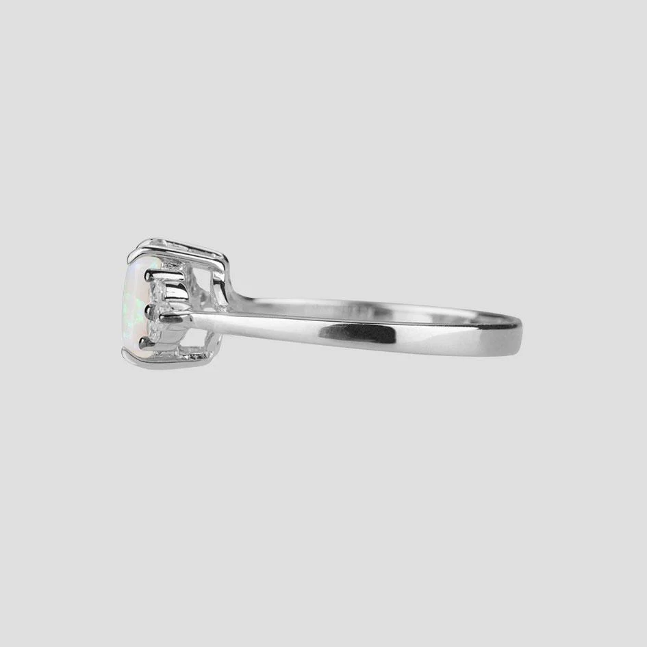 APHRODITE. Opal Silver Ring - Image 2