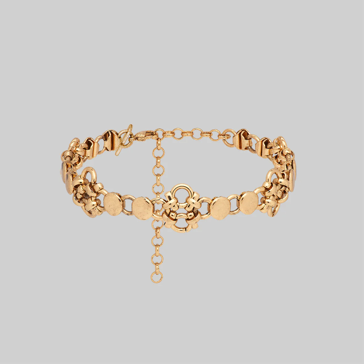 RUBIOUS. Chainmail Bracelet - Gold - Image 2